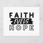 Inspirational Faith Quote – Faith Fuels Hope チラシ (裏面)