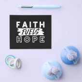 Inspirational Faith Quote – Faith Fuels Hope チラシ (シングル)