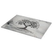 Inspirational Family Tree of Life Glass カッティングボード (角)