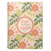 Inspirational Floral Journal – Joyful Moments ノートブック (正面)