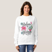 Inspirational Floral Women’s Sweatshirt スウェットシャツ (正面フル)
