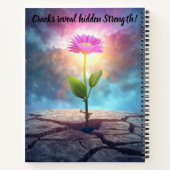 inspirational flower calendar notebook planner ノートブック (裏面)