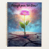 inspirational flower calendar notebook planner プランナー手帳 (正面)