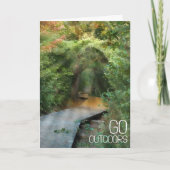 Inspirational Forest With Sunbeams カード (正面)