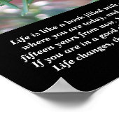 Inspirational Gifts Life Changes ポスター (角)