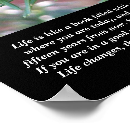 Inspirational Gifts Life Changes ポスター (角)