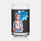 Inspirational Girl Graphic  ガラス缶 (裏面)