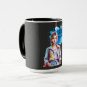 Inspirational Girl Graphic  マグカップ (正面左)