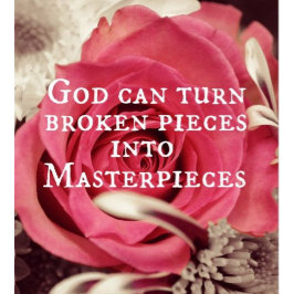 Inspirational God Quote Masterpiece ポスター