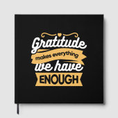 Inspirational Gratitude Typography Quotes ゲストブック (正面)