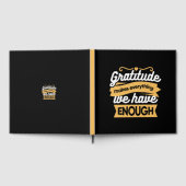 Inspirational Gratitude Typography Quotes ゲストブック (全面)