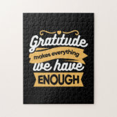 Inspirational Gratitude Typography Quotes ジグソーパズル (縦)