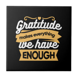 Inspirational Gratitude Typography Quotes タイル
