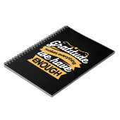 Inspirational Gratitude Typography Quotes ノートブック (左側)