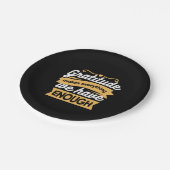 Inspirational Gratitude Typography Quotes ペーパープレート (アングル)