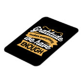 Inspirational Gratitude Typography Quotes マグネット (左側)