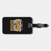 Inspirational Gratitude Typography Quotes ラゲッジタグ (裏面横)