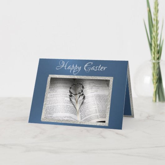 Inspirational Happy Easter カード (正面)