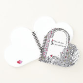 Inspirational Heart Shaped Spiral Notebook ノートブック (内部)