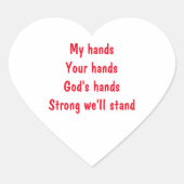 Inspirational Heart Sticker ハートシール (正面)