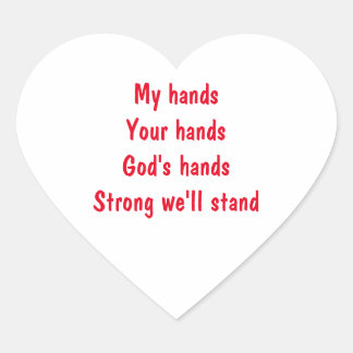 Inspirational Heart Sticker ハートシール