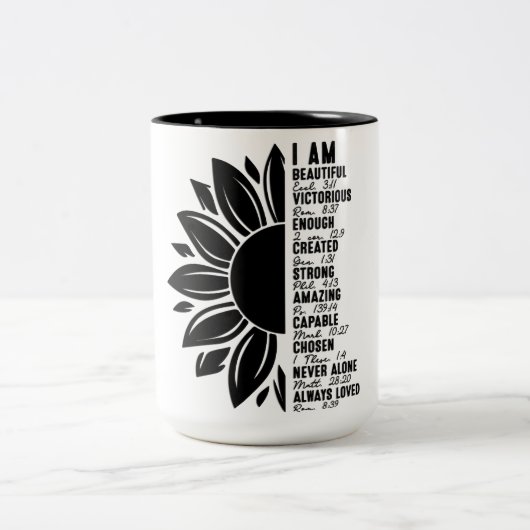 Inspirational I Am ツートーンマグカップ (中央)