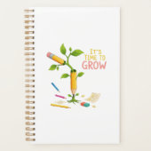 Inspirational "It's Time to Grow" Pencil Plant  プランナー手帳 (正面)