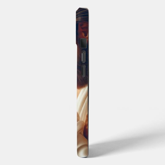 Inspirational Jesus Praying Gold Dove Scripture Case-Mate iPhoneケース (裏面 / 左)