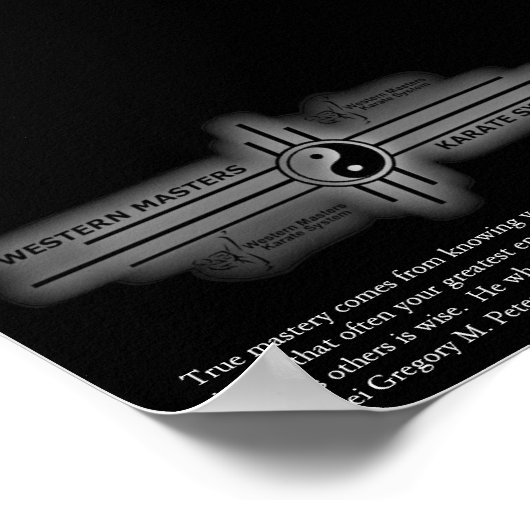 Inspirational Karate Poster ポスター (角)