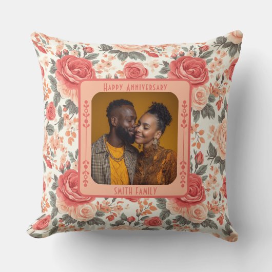Inspirational Keepsake Marriage Throw Pillow  クッション (正面)
