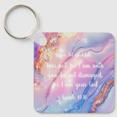 Inspirational Keychain – Isaiah 41:10 Fear Not  キーホルダー (正面)
