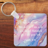Inspirational Keychain – Isaiah 41:10 Fear Not  キーホルダー (正面)