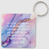 Inspirational Keychain – Isaiah 41:10 Fear Not  キーホルダー (裏面)