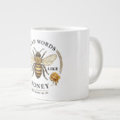 inspirational Kind Words/Bee ジャンボコーヒーマグカップ (正面右)