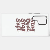 Inspirational Kindness Quote with Cozy Bear Samsung Galaxyケース (裏面横)