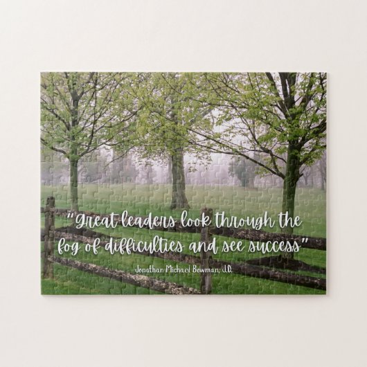 Inspirational Leadership Quote Puzzle ジグソーパズル (横)