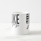 Inspirational Love Like Jesus Encouraging Christia コーヒーマグカップ (中央)