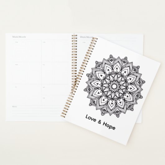 Inspirational Mandala Love & Hope: Planner プランナー手帳 (ディスプレー)