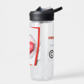 Inspirational Message Water Bottle ChiRadioLLC™ ウォーターボトル (左面)