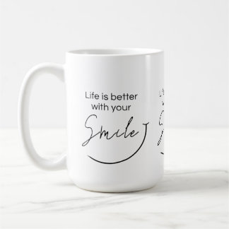 Inspirational Minimalist Typography Quote Gift コーヒーマグカップ
