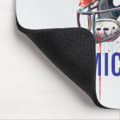 Inspirational Motivational Football Helmet Name マウスパッド (コーナー)