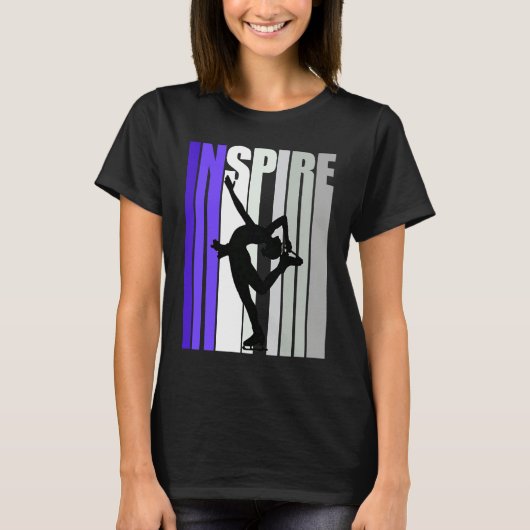 Inspirational Motivational Ice Skating Instructor Tシャツ (正面)