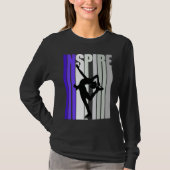Inspirational Motivational Ice Skating Instructor  Tシャツ (正面)