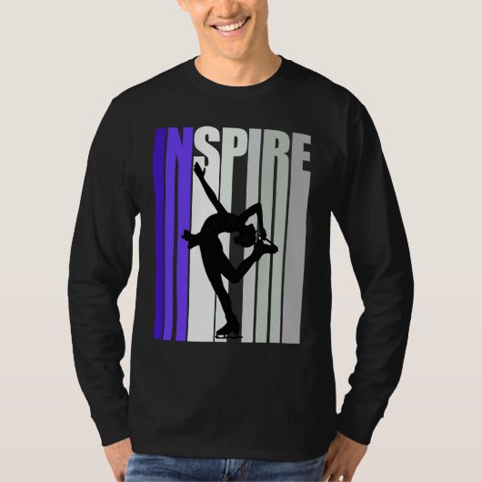 Inspirational Motivational Ice Skating Instructor  Tシャツ (正面)