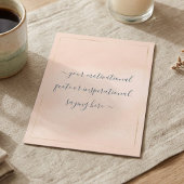 Inspirational Motivational Quote DIY Script Pink ポストカード