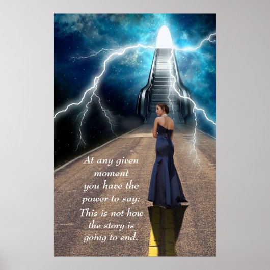 Inspirational & Motivational Quote Wall Art Poster ポスター (正面)