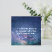 Inspirational Motivational Rumi Quote Universe (スタンド正面)