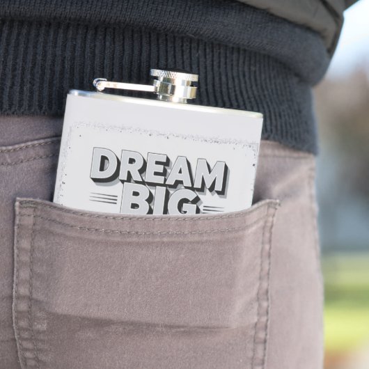 Inspirational & Motivational Typography Quote Art フラスク (インサイチュ)