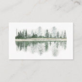 Inspirational Mountain Scene Business Card 名刺 (裏面)