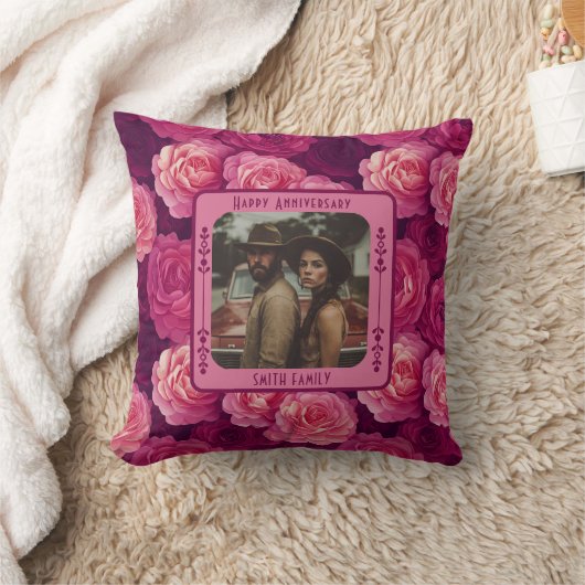 Inspirational Mr And Mrs Wedding Throw Pillow クッション (ブランケット)